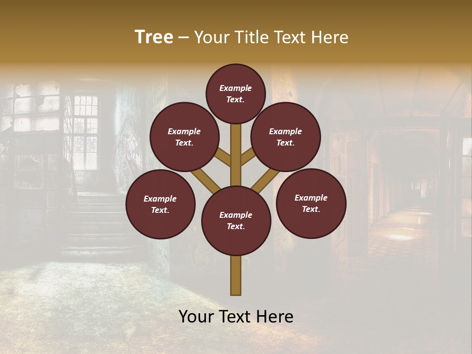 Pattern Ruin Broken PowerPoint Template