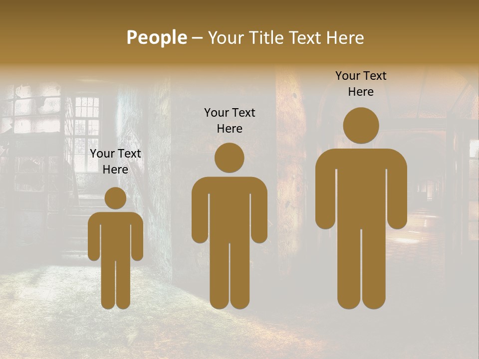 Pattern Ruin Broken PowerPoint Template