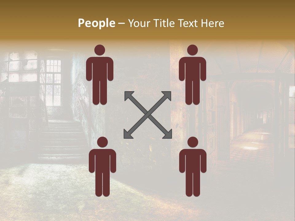 Pattern Ruin Broken PowerPoint Template