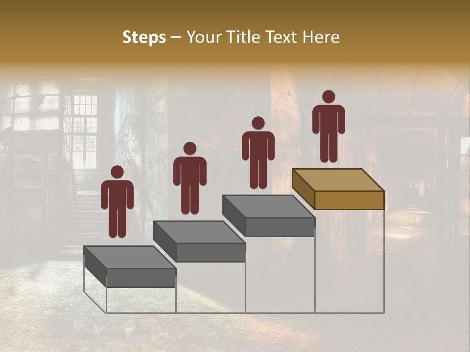 Pattern Ruin Broken PowerPoint Template