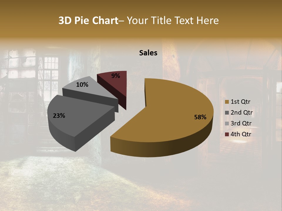 Pattern Ruin Broken PowerPoint Template