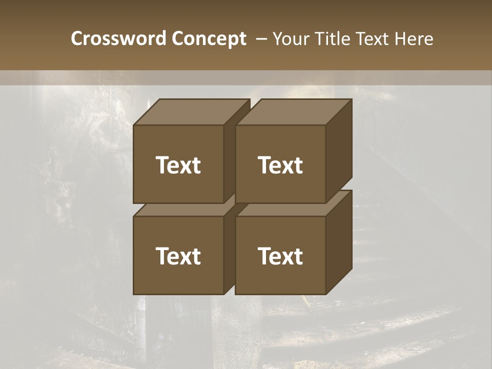 Light Dirty Urban PowerPoint Template