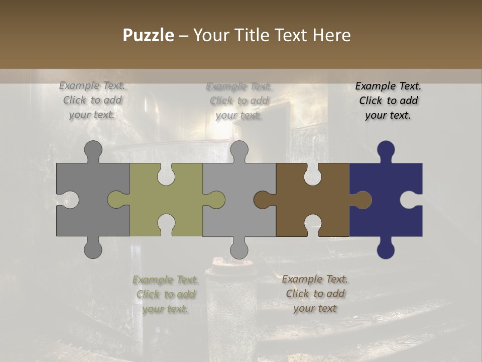 Light Dirty Urban PowerPoint Template