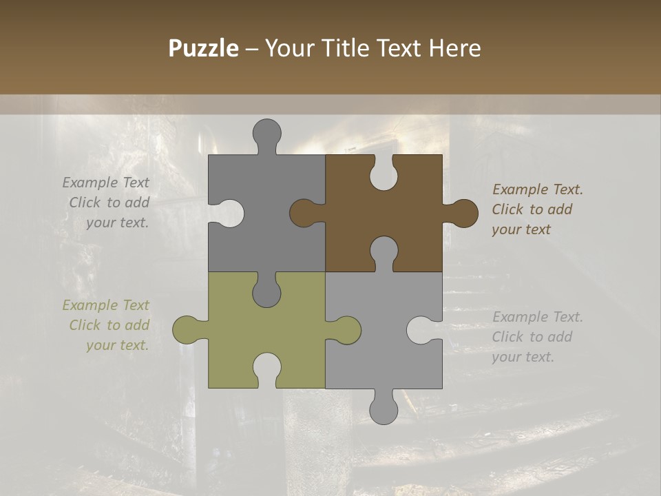 Light Dirty Urban PowerPoint Template