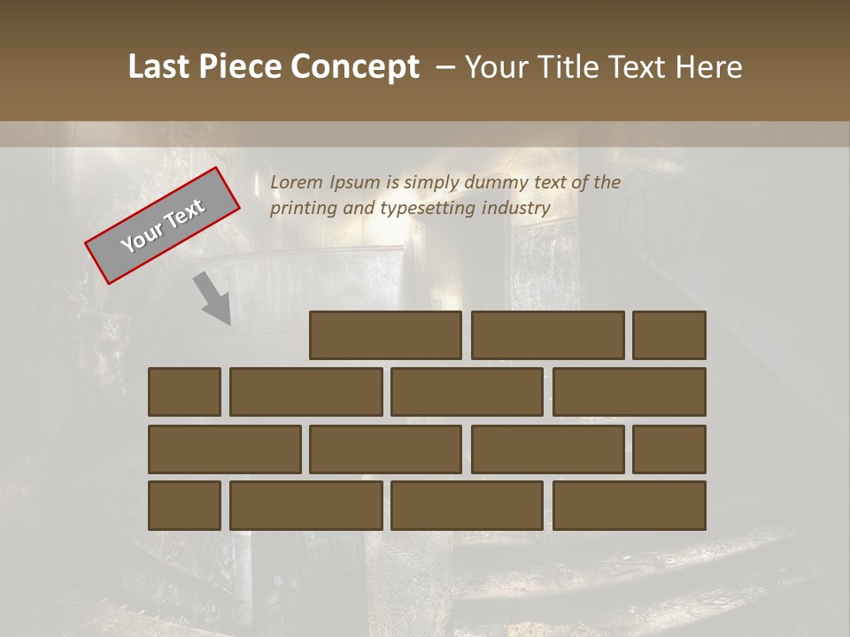 Light Dirty Urban PowerPoint Template