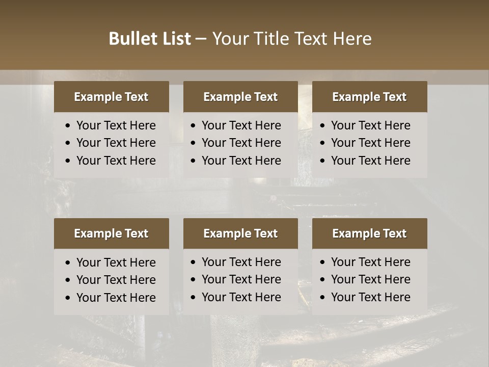 Light Dirty Urban PowerPoint Template