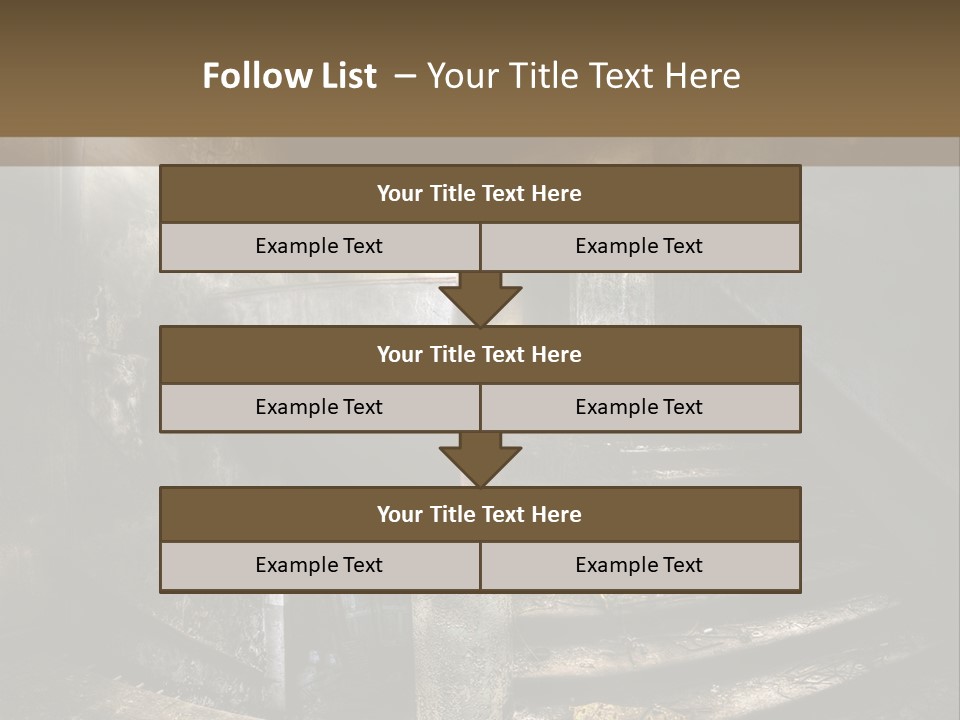 Light Dirty Urban PowerPoint Template