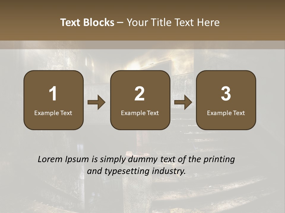 Light Dirty Urban PowerPoint Template