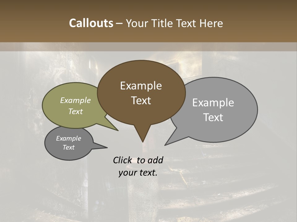Light Dirty Urban PowerPoint Template