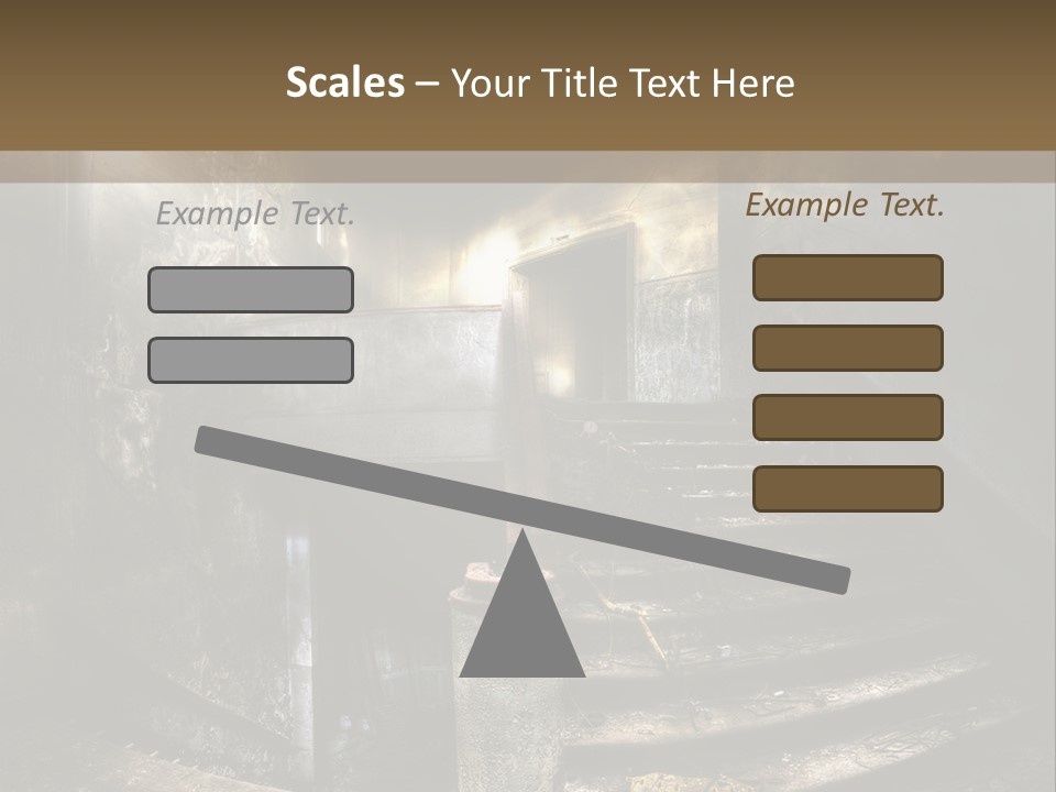 Light Dirty Urban PowerPoint Template