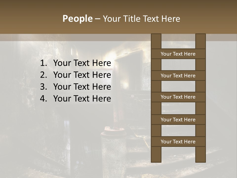 Light Dirty Urban PowerPoint Template