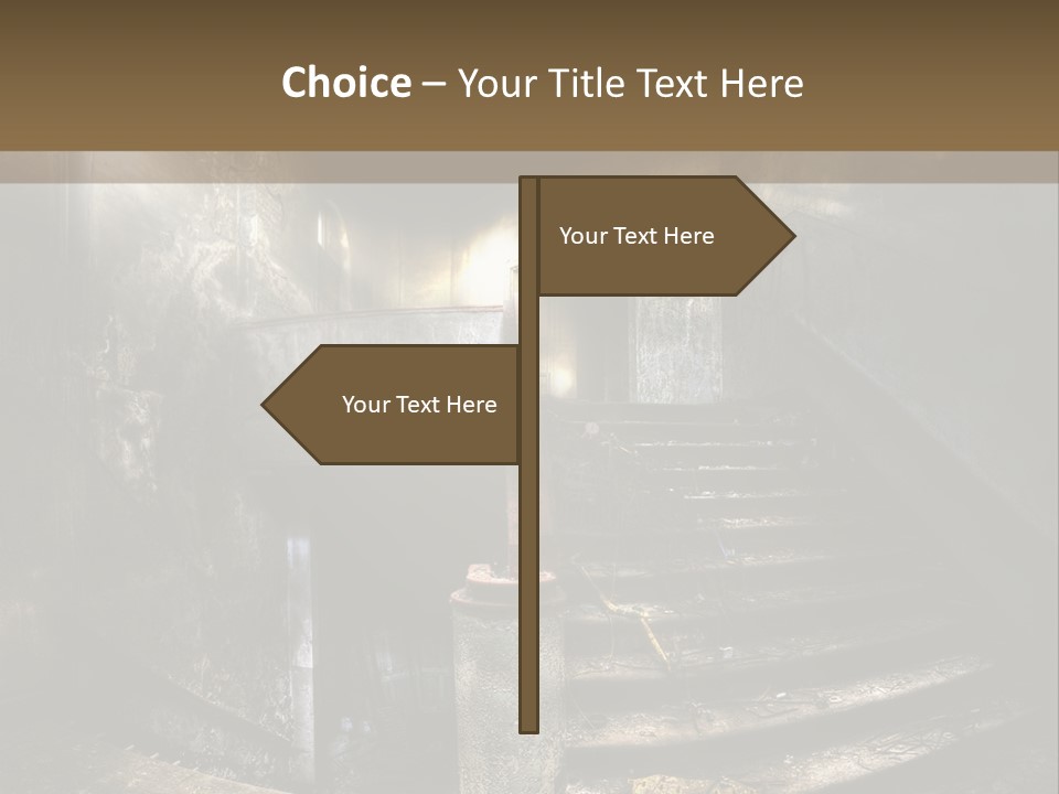 Light Dirty Urban PowerPoint Template