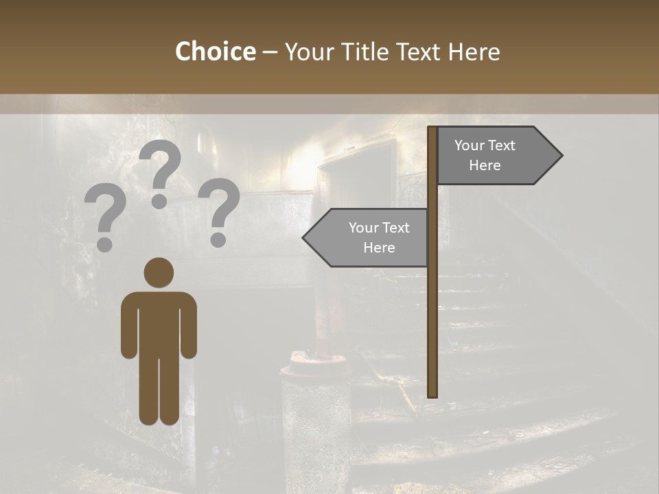 Light Dirty Urban PowerPoint Template