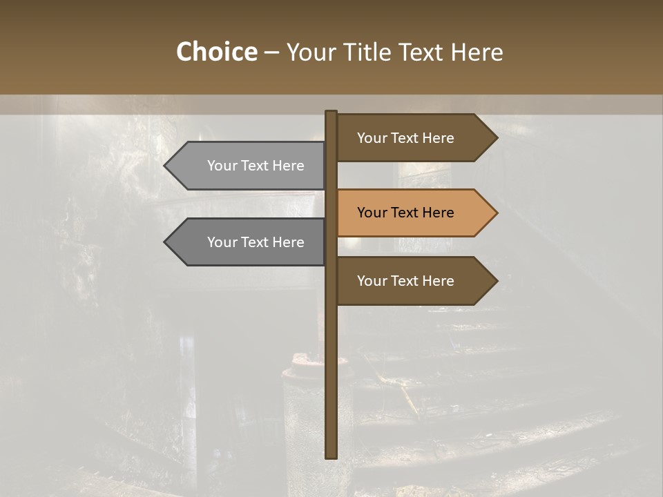 Light Dirty Urban PowerPoint Template