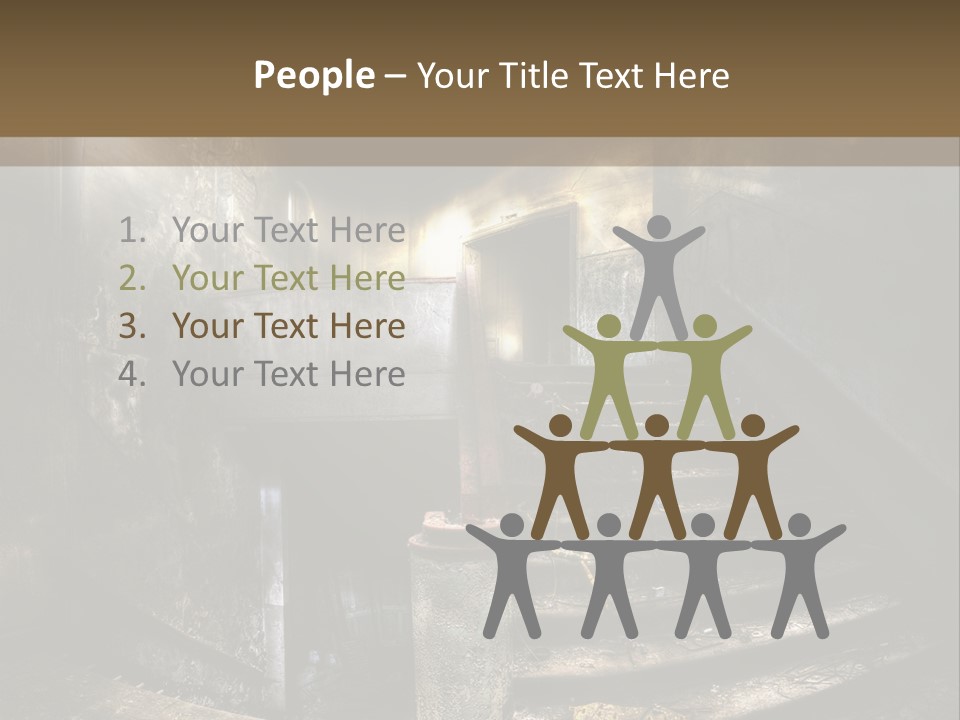 Light Dirty Urban PowerPoint Template