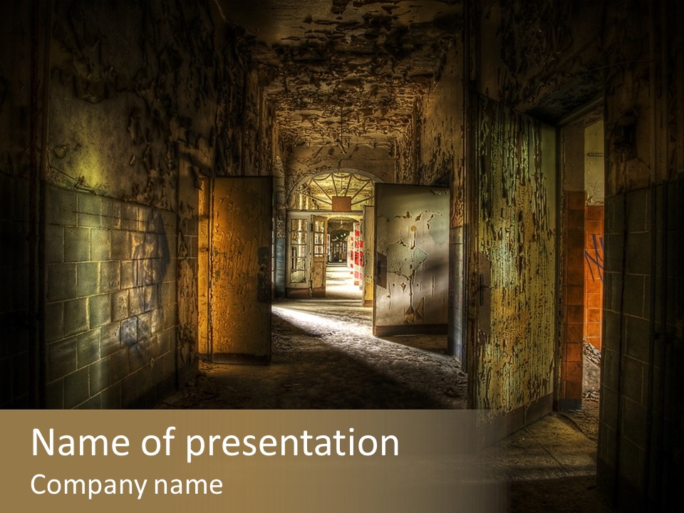 Background Creepy Dirt PowerPoint Template