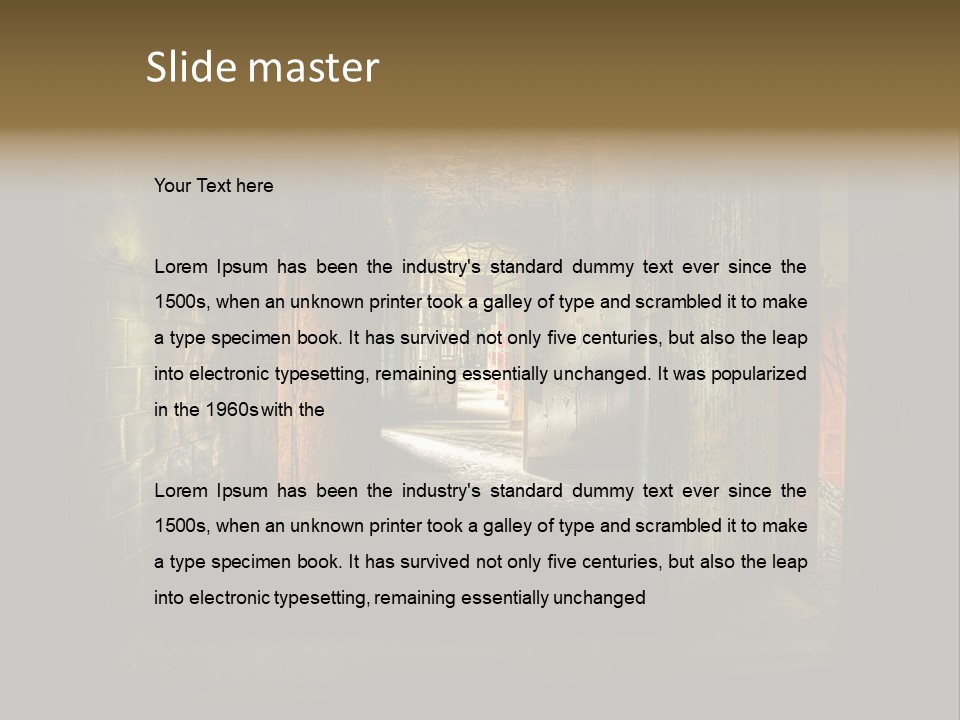 Background Creepy Dirt PowerPoint Template