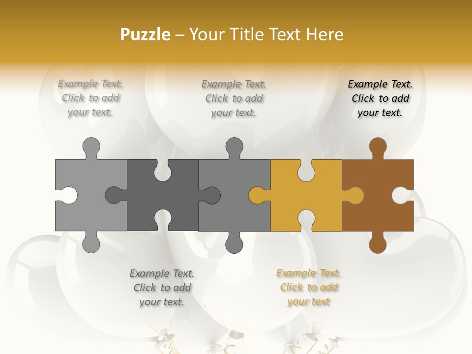 Concept Happy Balloons PowerPoint Template