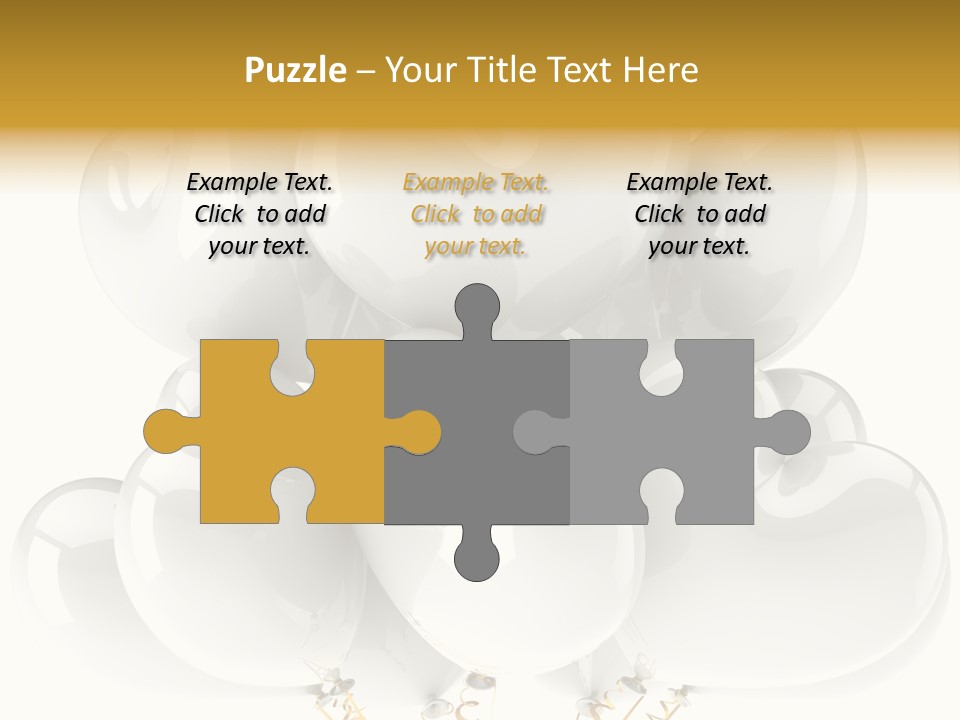 Concept Happy Balloons PowerPoint Template