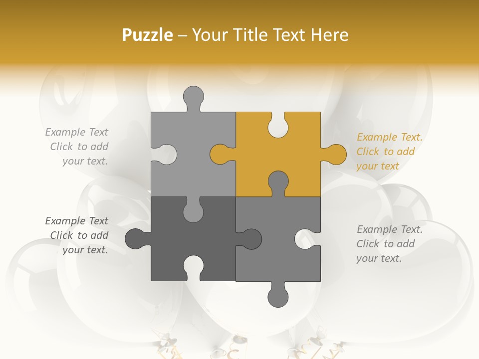 Concept Happy Balloons PowerPoint Template