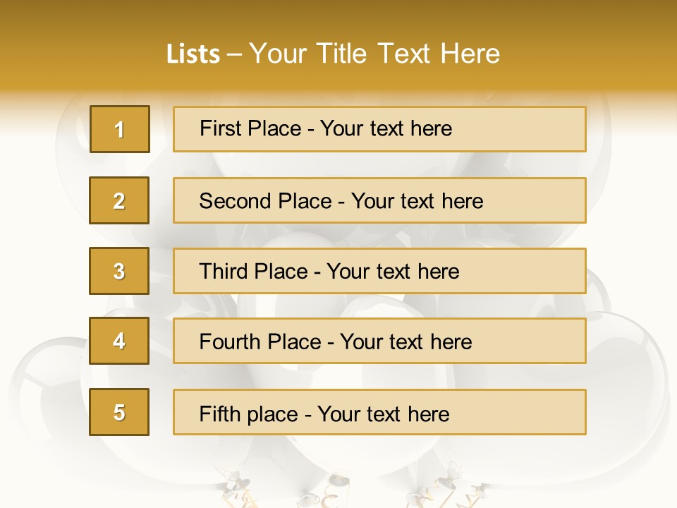 Concept Happy Balloons PowerPoint Template