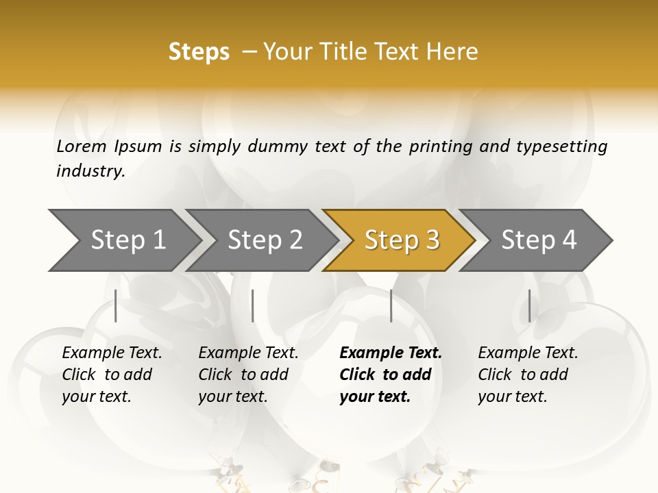 Concept Happy Balloons PowerPoint Template