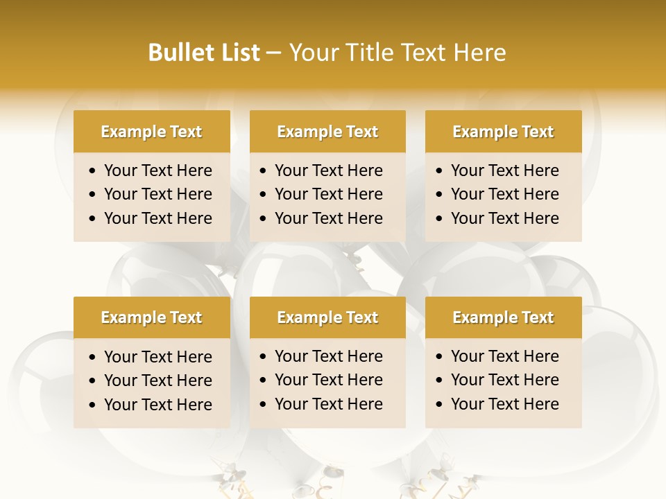 Concept Happy Balloons PowerPoint Template