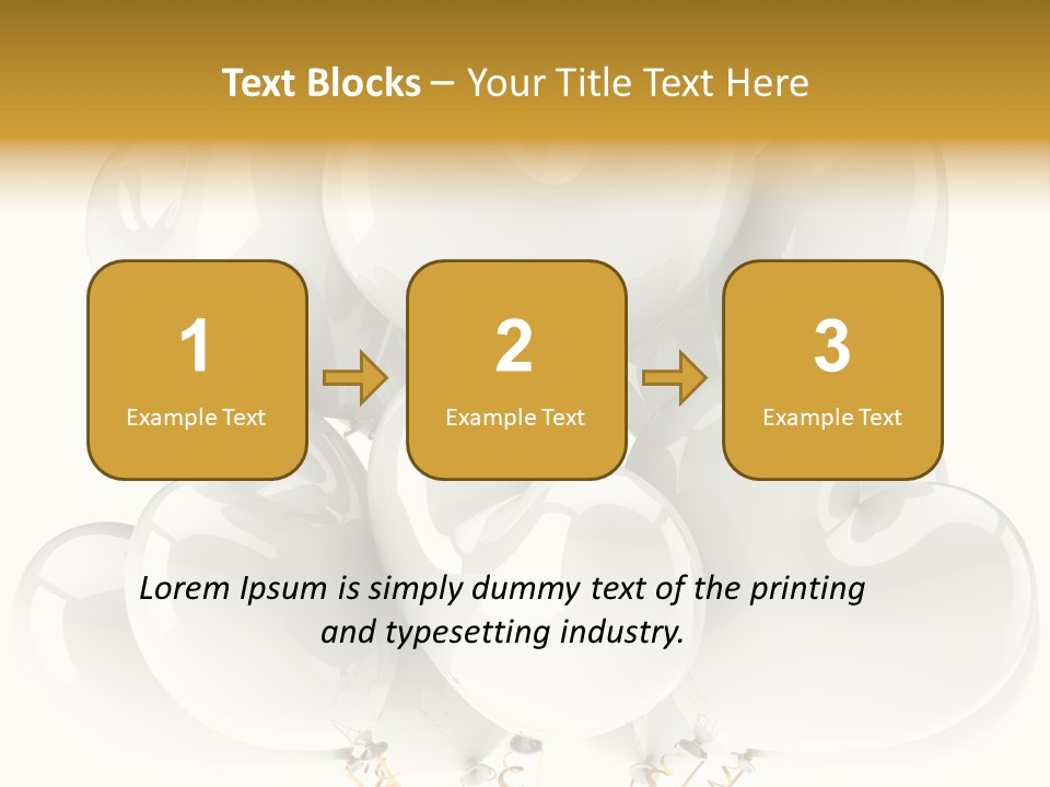 Concept Happy Balloons PowerPoint Template