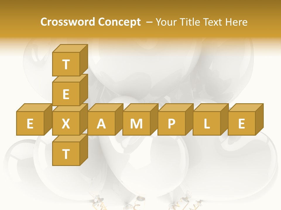 Concept Happy Balloons PowerPoint Template