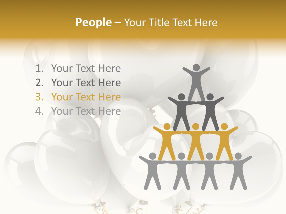 Concept Happy Balloons PowerPoint Template