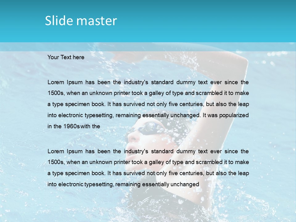 Fitness Crawl Lifestyle PowerPoint Template