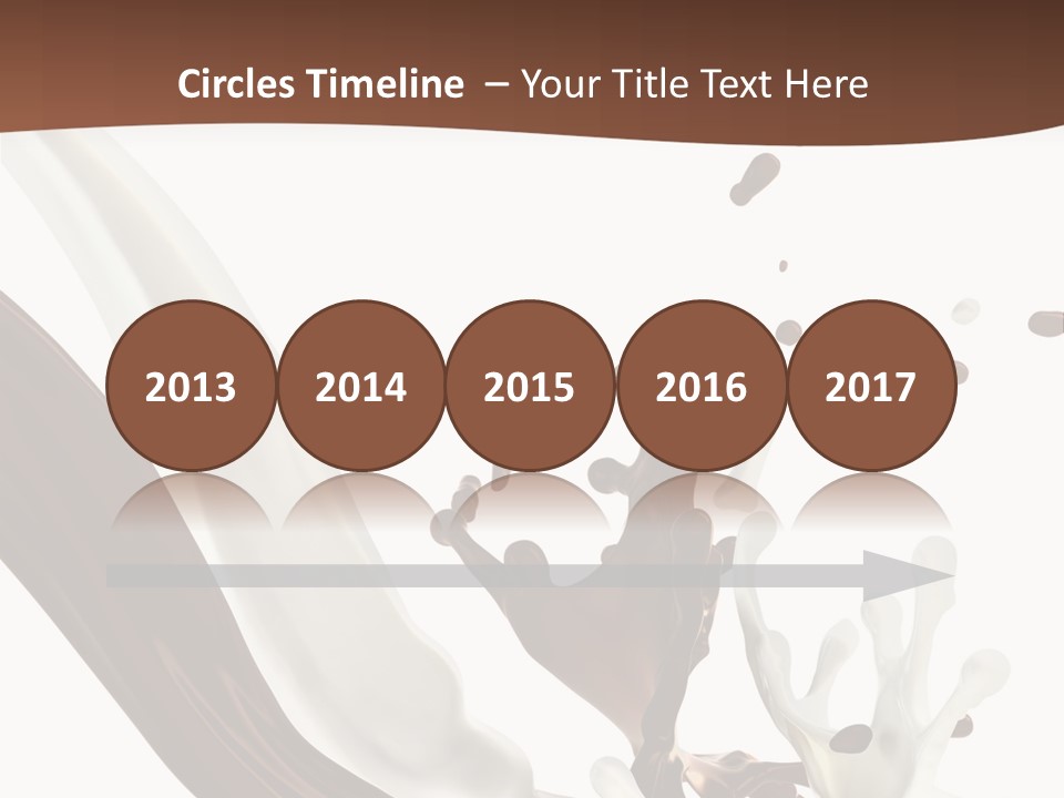 Liquid Dark Swirl PowerPoint Template