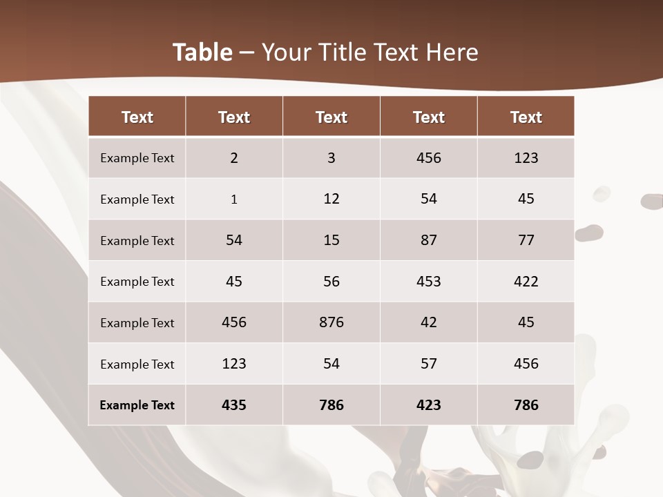Liquid Dark Swirl PowerPoint Template