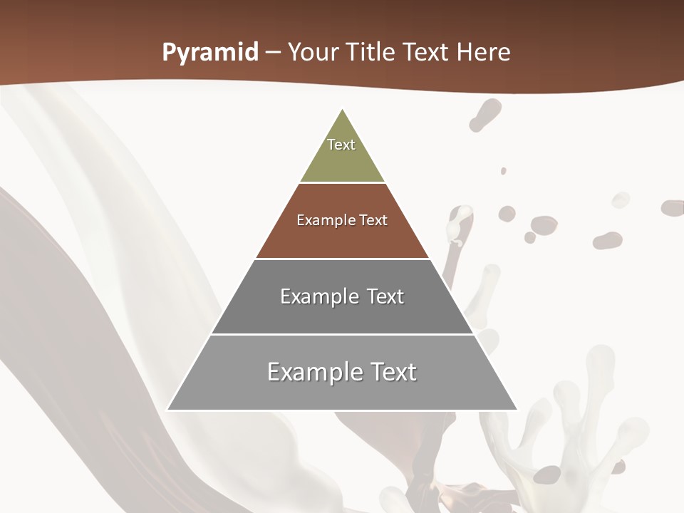 Liquid Dark Swirl PowerPoint Template