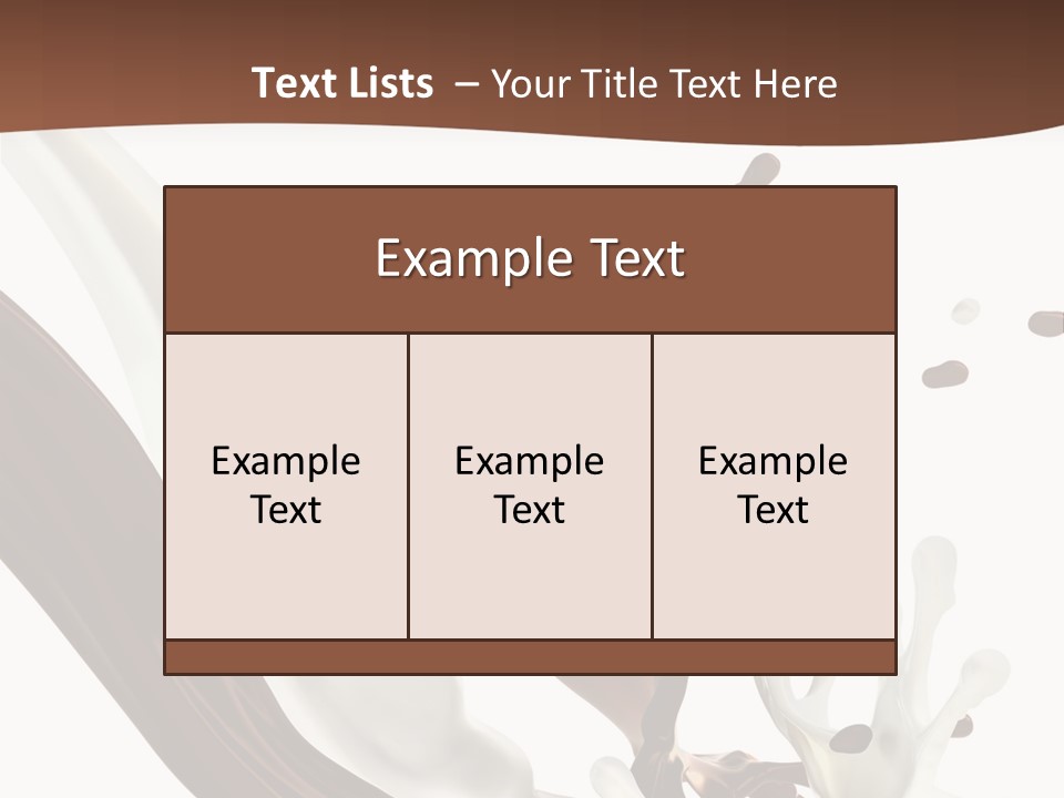 Liquid Dark Swirl PowerPoint Template