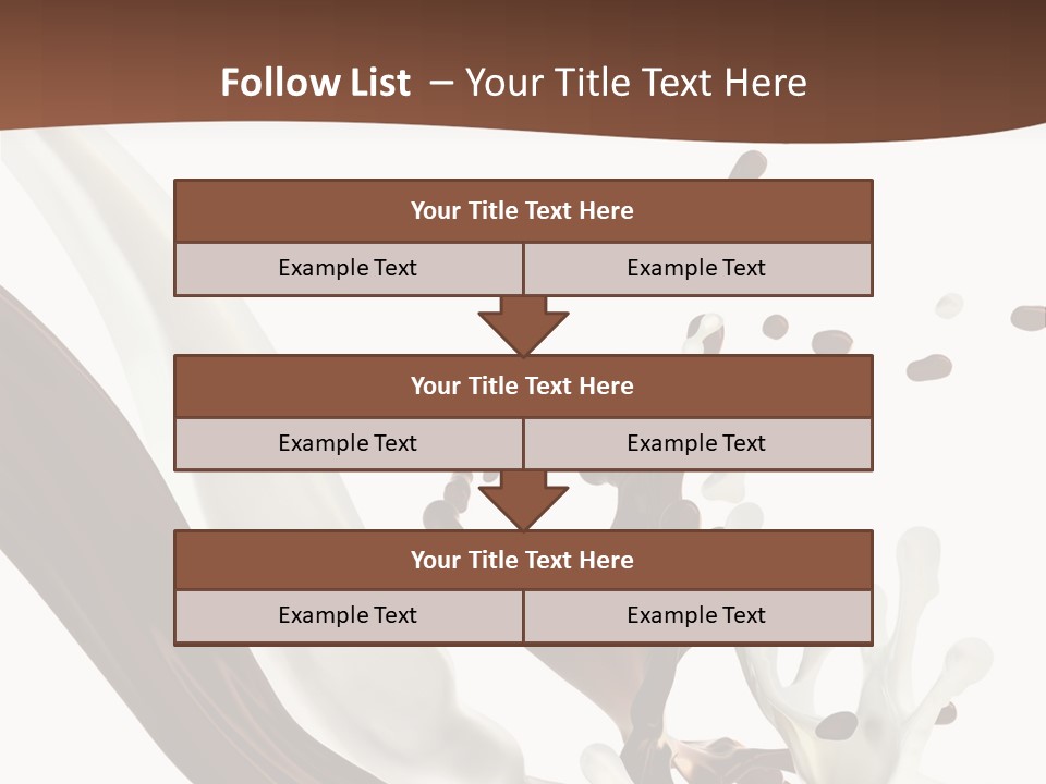 Liquid Dark Swirl PowerPoint Template