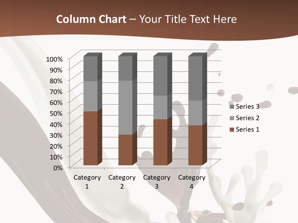 Liquid Dark Swirl PowerPoint Template