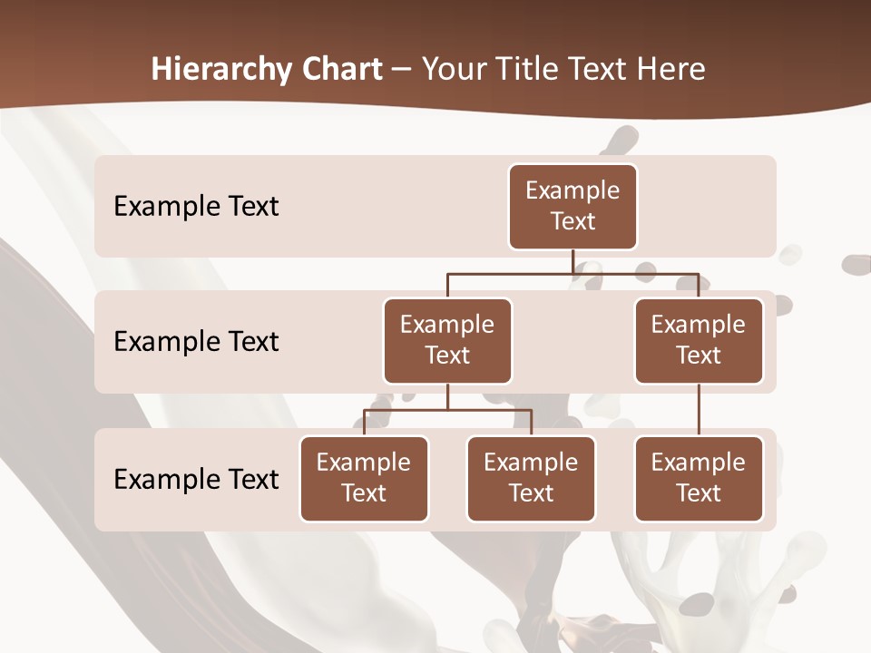 Liquid Dark Swirl PowerPoint Template