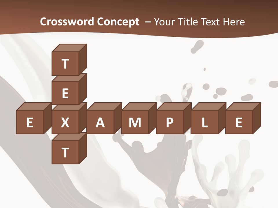 Liquid Dark Swirl PowerPoint Template