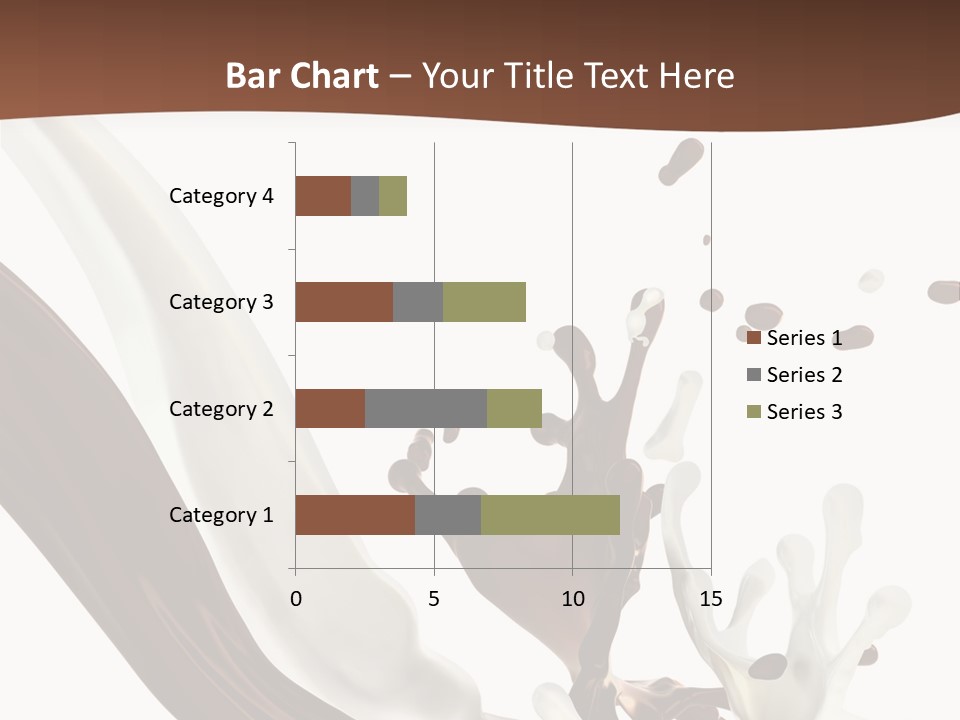 Liquid Dark Swirl PowerPoint Template