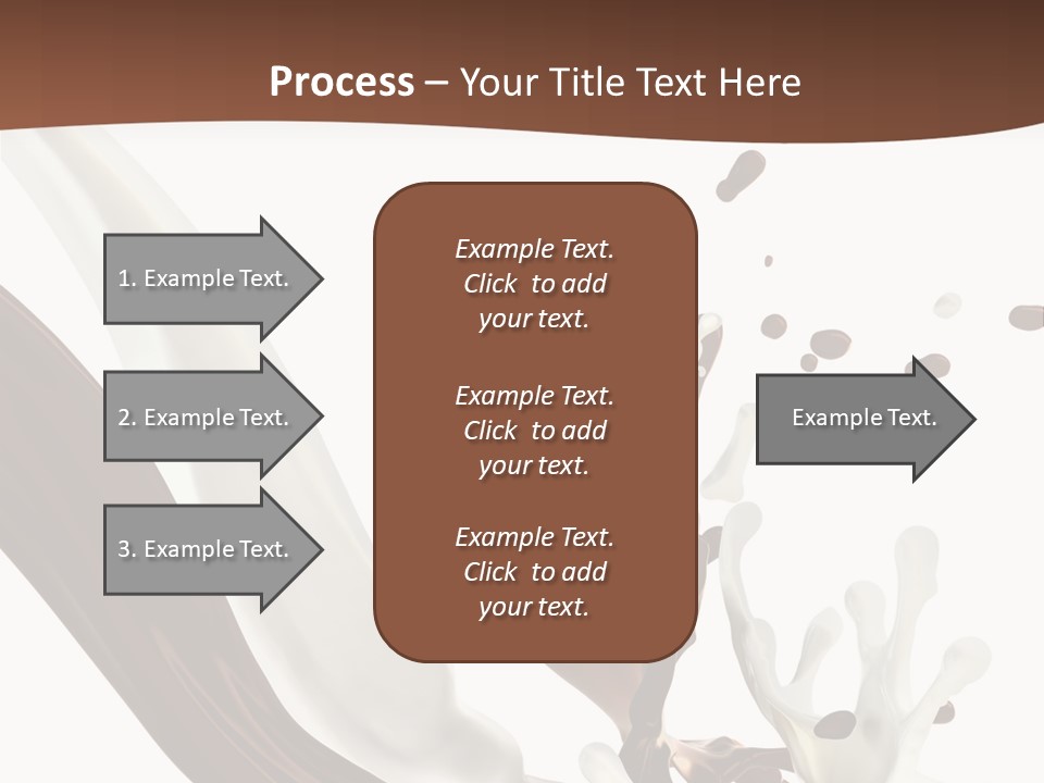 Liquid Dark Swirl PowerPoint Template