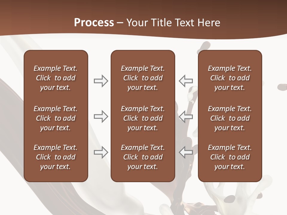 Liquid Dark Swirl PowerPoint Template