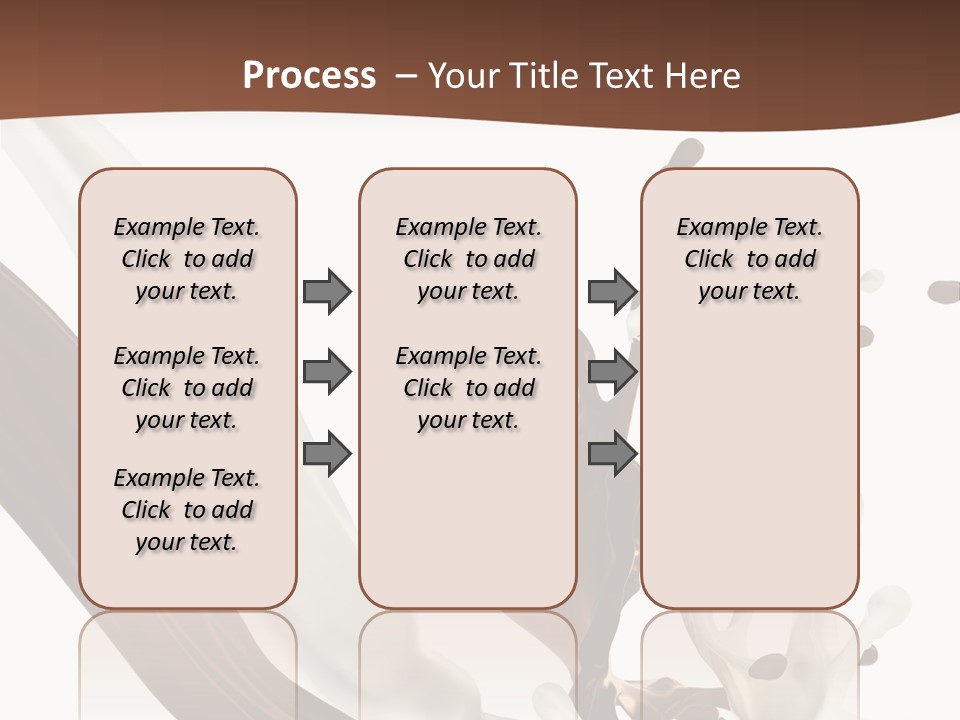Liquid Dark Swirl PowerPoint Template
