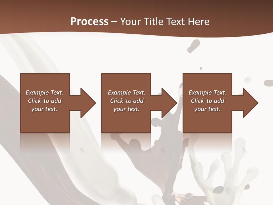 Liquid Dark Swirl PowerPoint Template