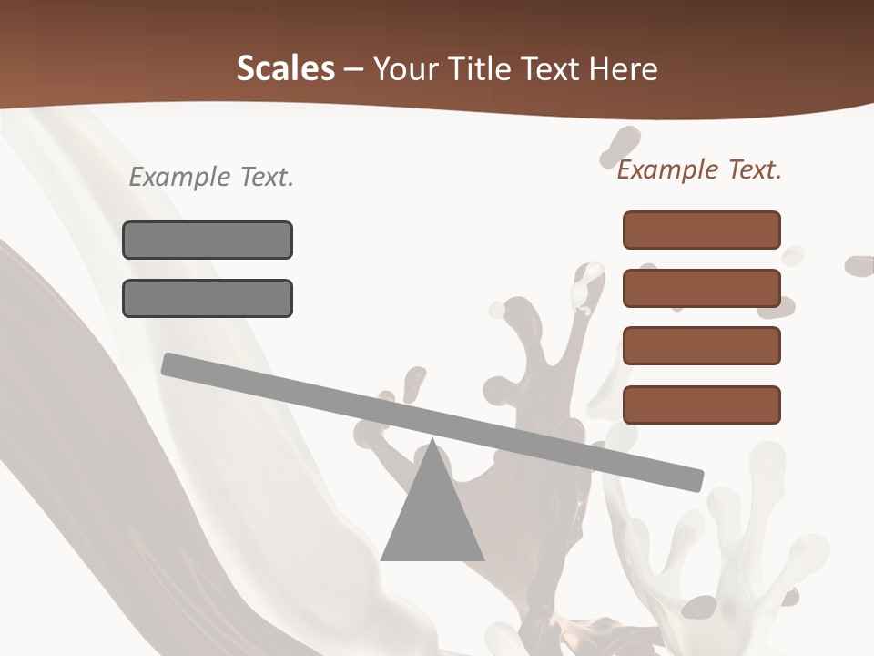 Liquid Dark Swirl PowerPoint Template
