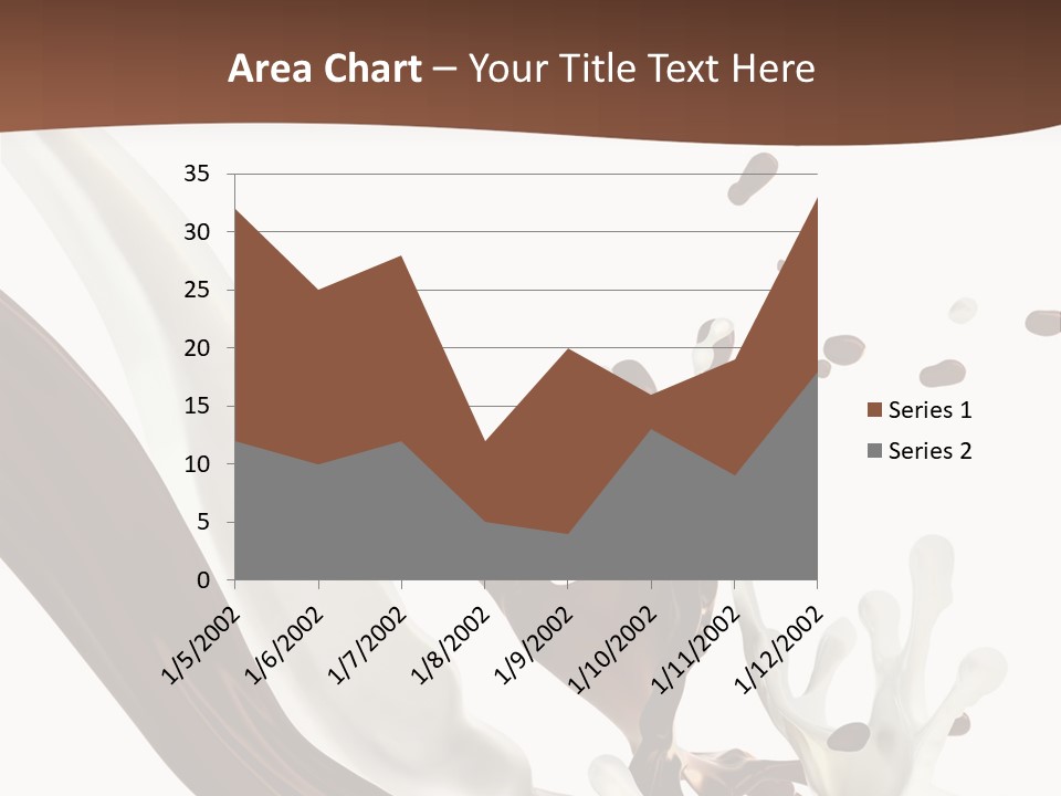 Liquid Dark Swirl PowerPoint Template