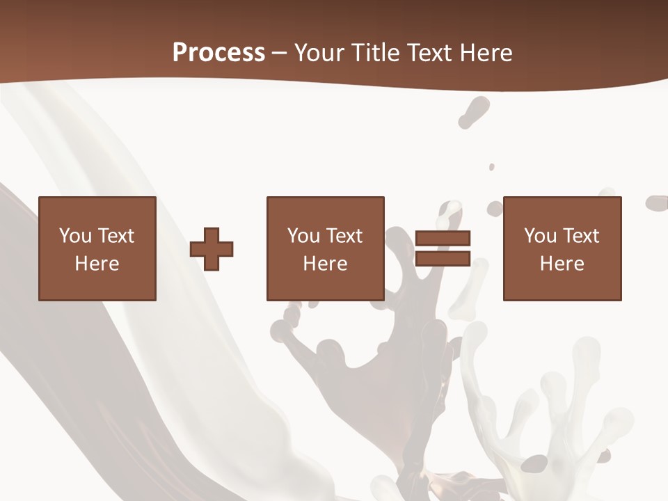 Liquid Dark Swirl PowerPoint Template