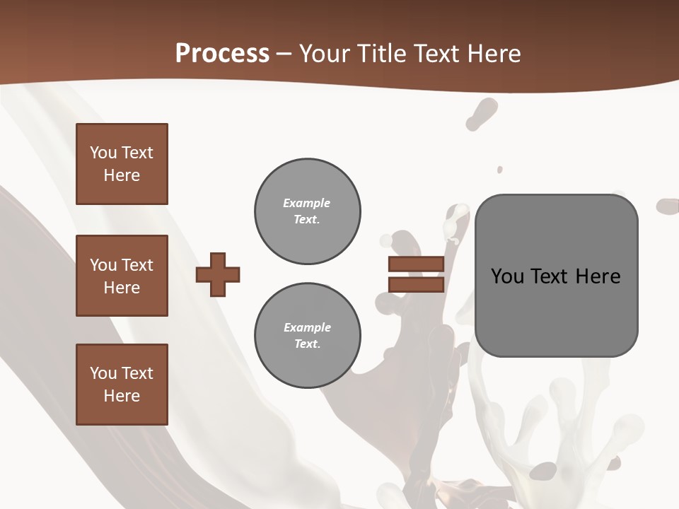 Liquid Dark Swirl PowerPoint Template