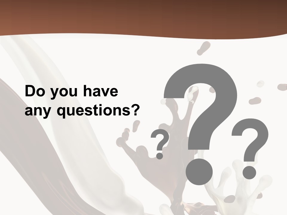 Liquid Dark Swirl PowerPoint Template