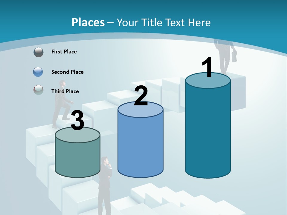 Success Challenge Man PowerPoint Template